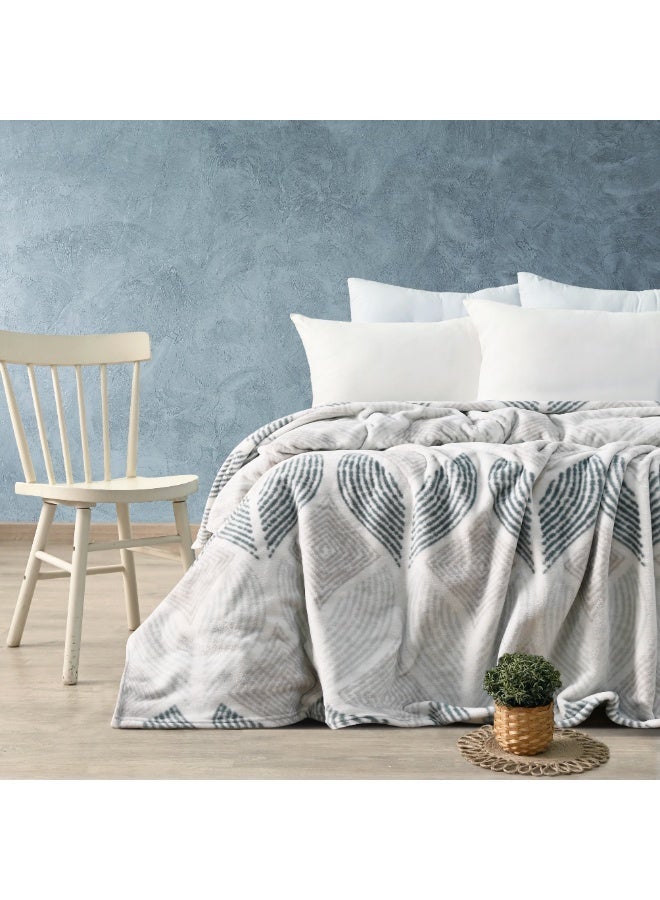 Morano Viva Blanket – Printed Model, 220x240 CM, Lightweight Ultra-Soft Polyester Throw with Elegant Finish, Stylish Colors,Warm and Cozy Blanket for Bed or Sofa - Image 1